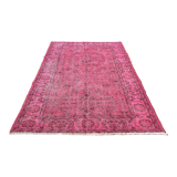 Vintage distressed turkish rug
