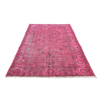 Tapis de course Fedra Runner turc en sourdine rouge rose