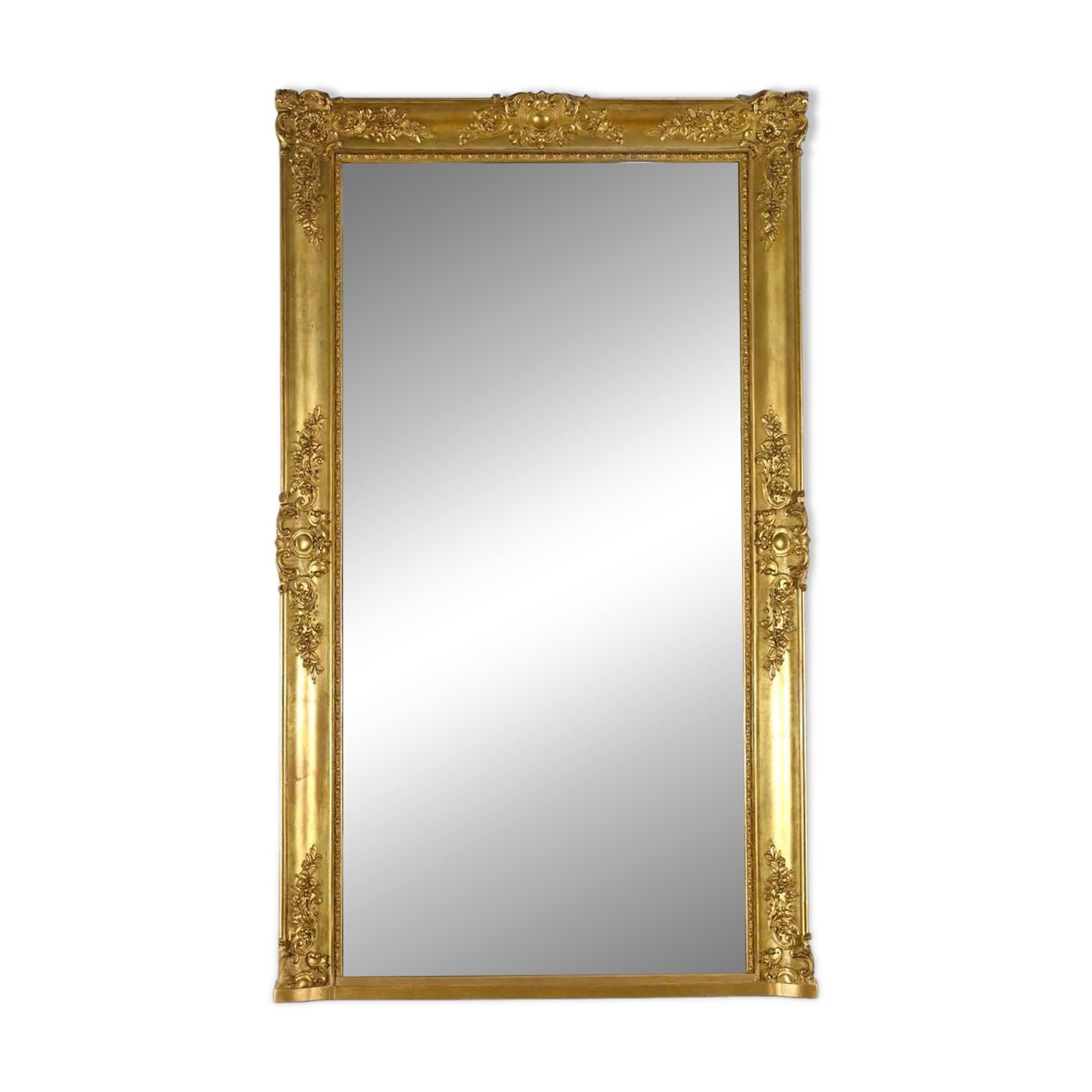 Important Gilded Mirror, Louis XIV style – Mid 19th century