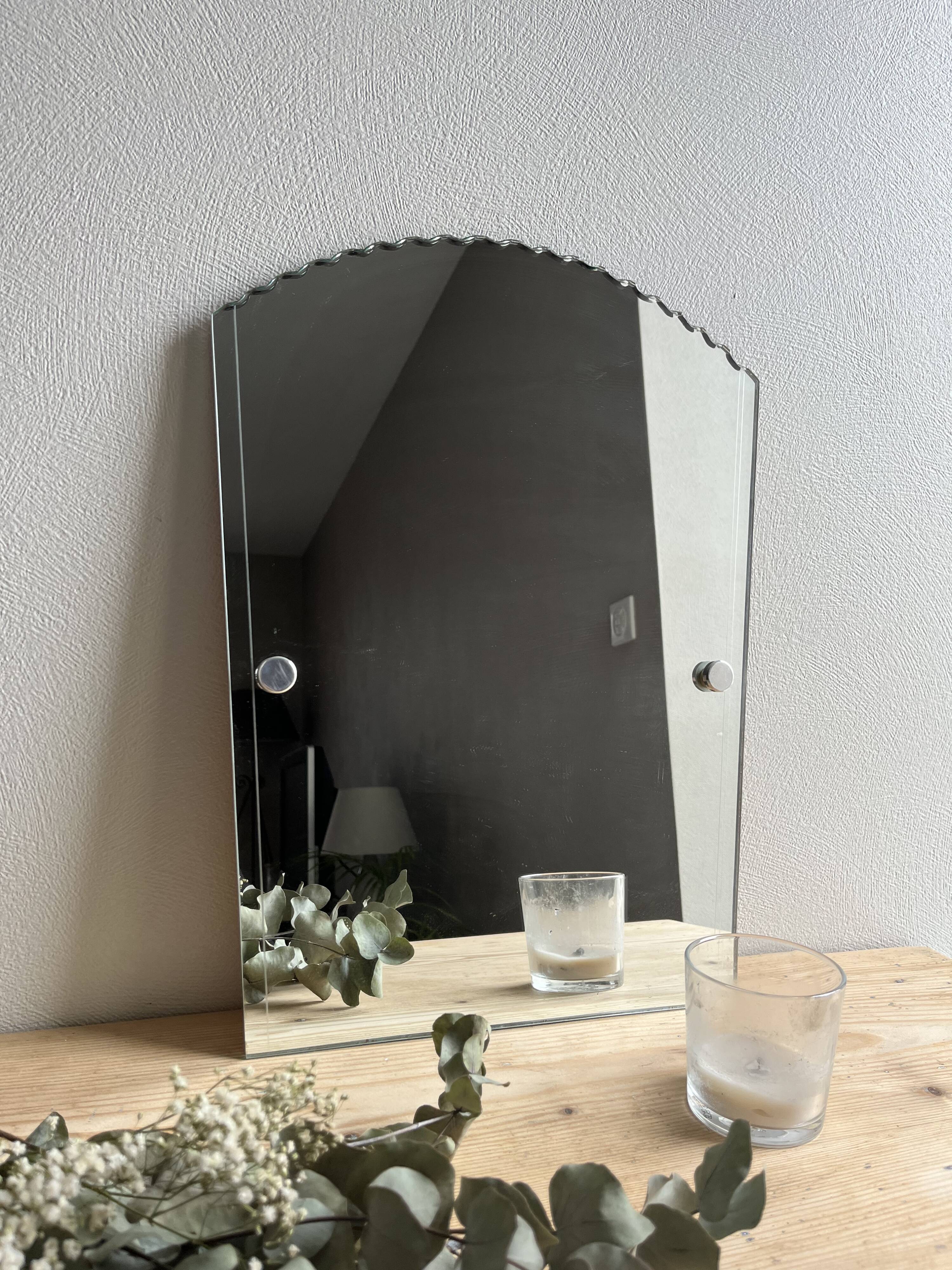 Old vintage beveled/chiseled mirror