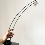 German Vintage Minimalistic table Arc Lamp by Hustadt Leuchten, 1980s