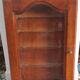 Wall display case wood and glass
