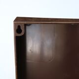 Etagère murale marron en plastique années 70