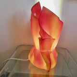 Draped chaplain lamp, Les Exclarares, in polycarbonate, 1980