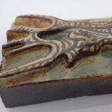 Studio ceramic wall plaque by Gerhard Liebenthron, Germany, 1983