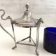 Mustard Pot Solid Silver (950°/°°°) Hallmark 1st Rooster Empire Consulate Period