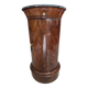 Rare Somno with drawer, Empire period Cuban mahogany and superb grooved marble.