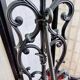 Art Nouveau coat rack in cast iron, circa 1900