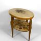 Art Deco gueridon with painted and gilded floral decoration, France – Circa 1920