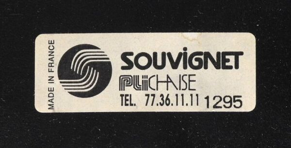 Paire de chaise « plichaise » édition Souvignet, 1980