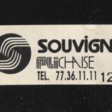 Pair of “plichaise” chairs, Souvignet edition, 1980