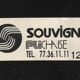 Pair of “plichaise” chairs, Souvignet edition, 1980