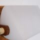Pair of Scandinavian teak and acrylic wall lamps 1960