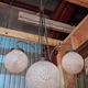 According to Muller: Art Deco chandelier with four lights.