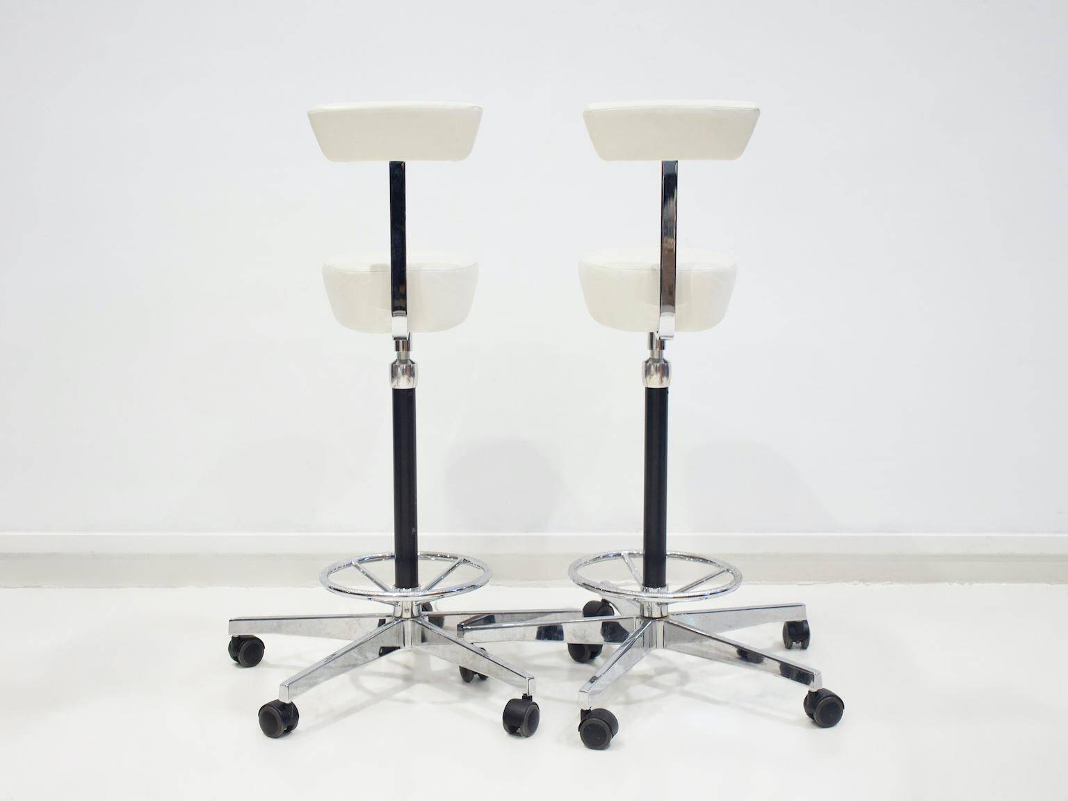 Nelson White chair pair for Vitra
