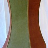 Bronze and velvet lamp 70 cm