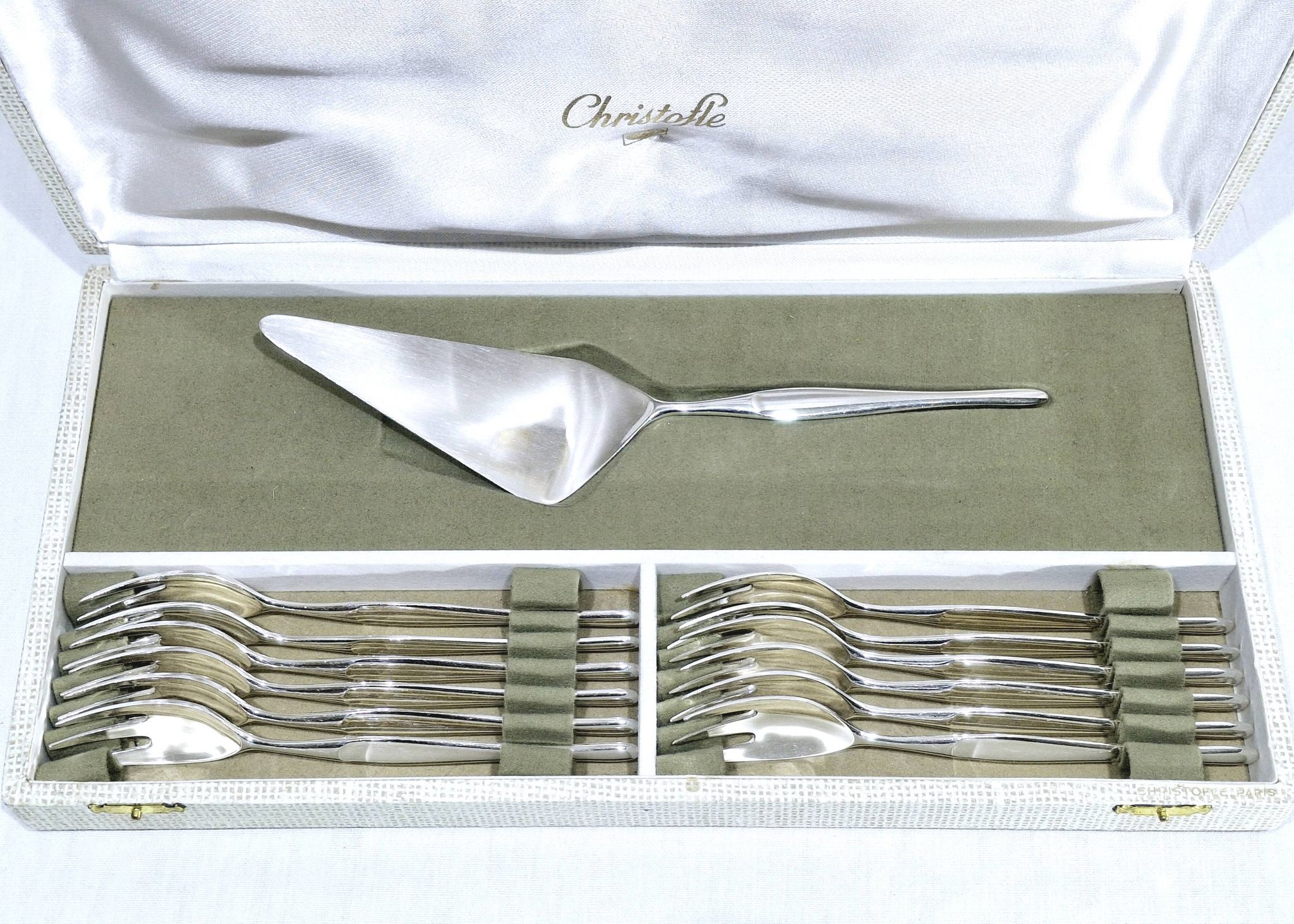 Christofle – Silver-Plated Dessert Service Model Duo