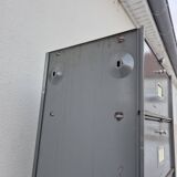 "Ronéo" metal filing cabinet with flaps, 1950s industrial