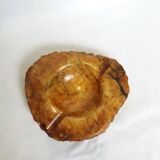 Caramel ocher alabaster ashtray Romano Bianchi Italy