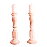 Wooden candle holders. wooden candle holder. wooden lamps. wooden candlesticks.