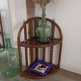 Bamboo corner shelf