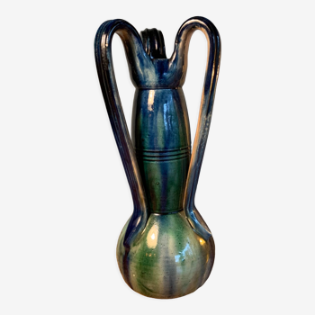Vase Art Nouveau Faïencerie Airain Thulin