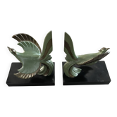 Art Deco bird bookends