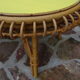 Sun rattan coffee table