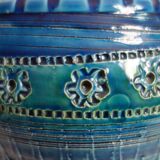 Large vintage Aldo Londi Bitossi ceramic vase pitcher