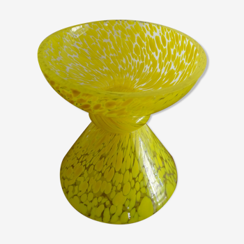 Bougeoir diabolo murano en verre