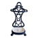 Enamelled cast iron umbrella stand from the early 20th century.