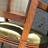 2 fauteuils cabriolet trianon louis xvi