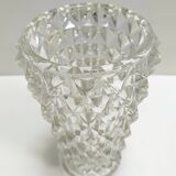 Transparent Rostrated Murano Glass Vase attr. to Ercole Barovier, Italy