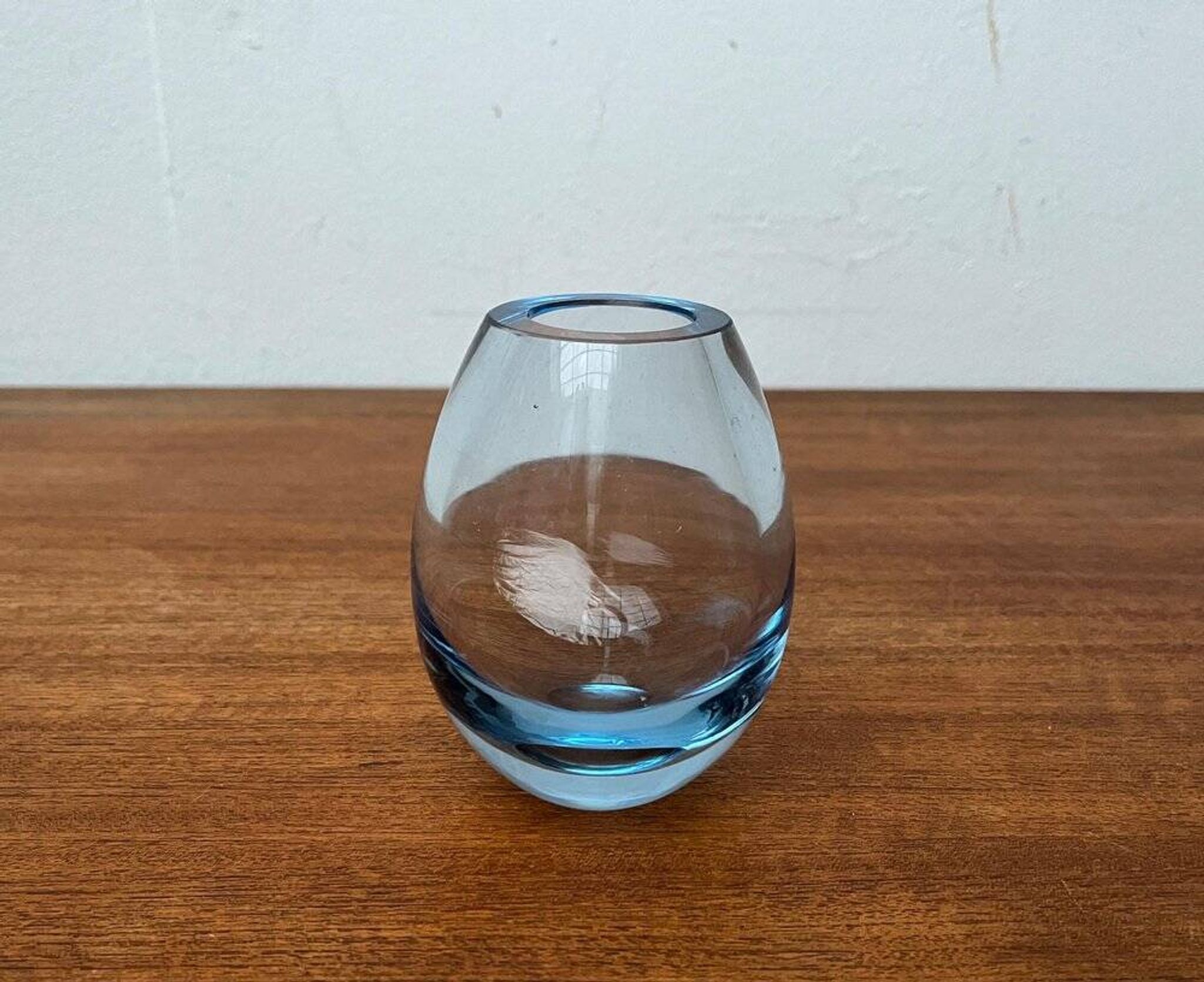Glass vase from the Danish Hellas series by Per Lütken for Holmegaard, 1960s.