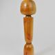 Decorative Kokeshi doll sculpture by Sadao Kishi from Japan, hand-painted.