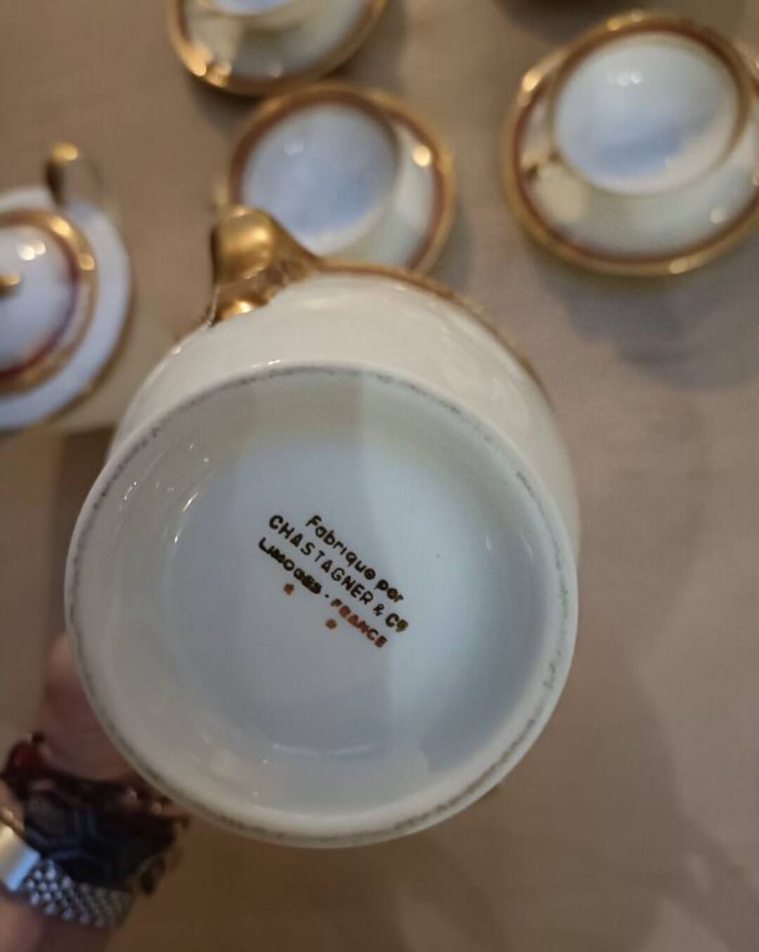 Tea or coffee service, Limoges, Chastagner