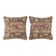 Set of 2 vintage Turkish cushion covers 51x51 cm