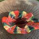 Fruit bowl in glazed ceramic stamped Vallauris, vintage 1960