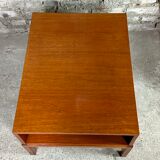 Vintage bedside tables in blond teak 1960