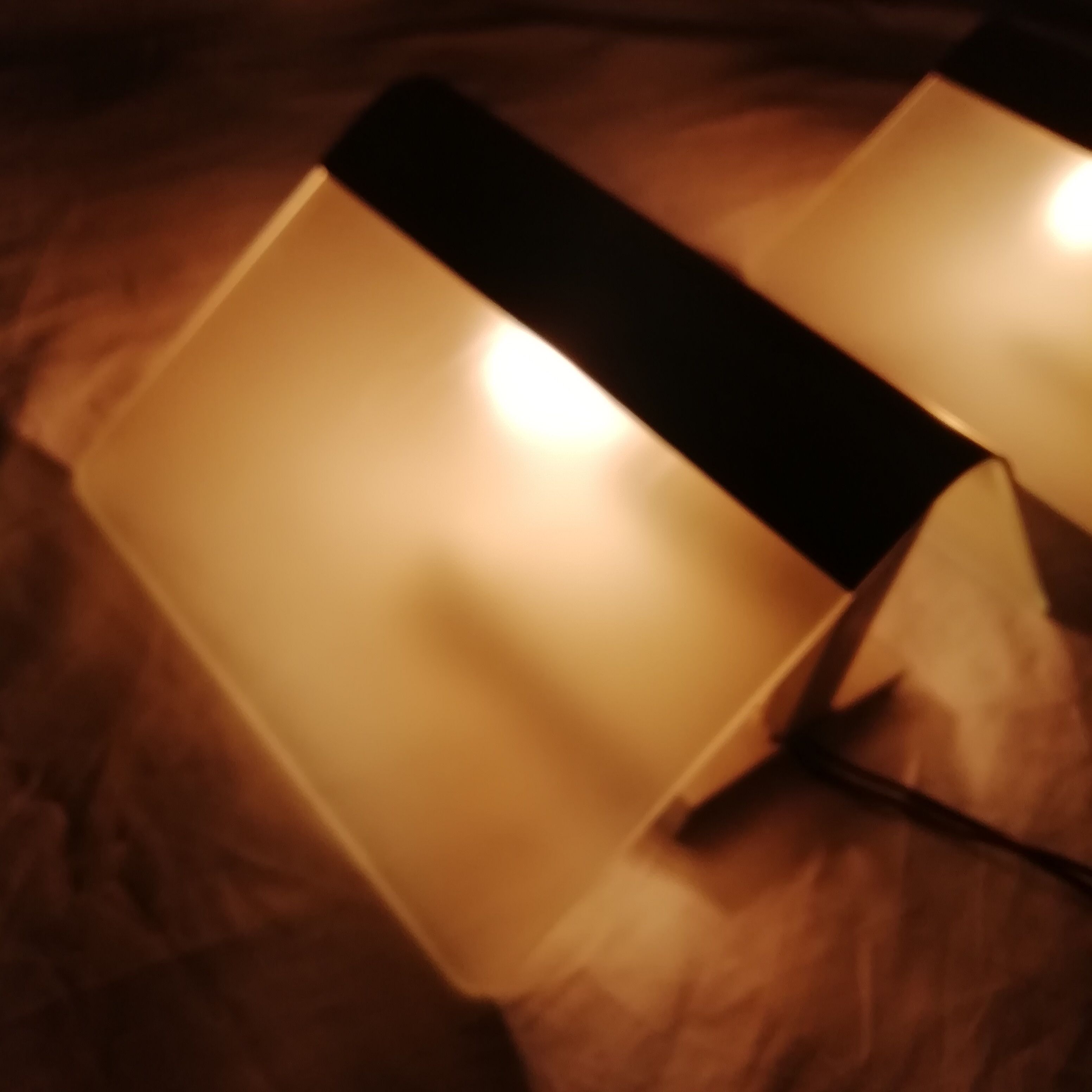 Wall light "Metalarte" glass 1970s