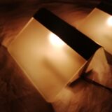 Wall light "Metalarte" glass 1970s