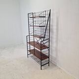 Italian Free Standing Teak Shelving Unit, 1950's