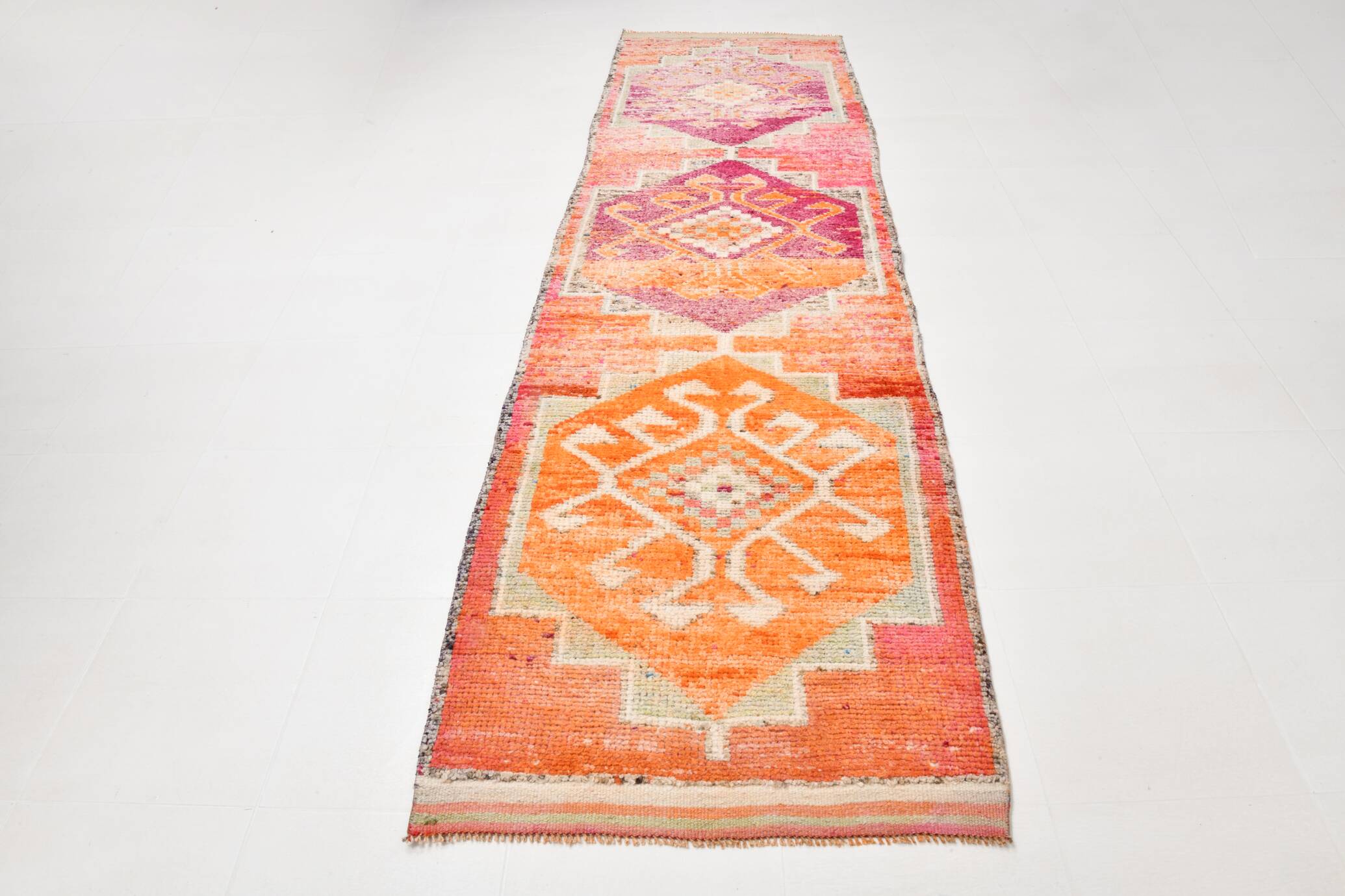 3x11 Rugs For Kitchen Vintage Runner Rug, 96x334Cm