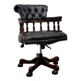 Chesterfield Desk Chair Captain Chair Green
