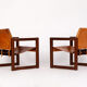 Pair of Ikea Diana Safari chairs by Karin Mobring 1970s