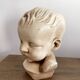 Child bust made from resin by Antoine Paridon, signed 240 A.P.