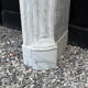 Louis XV style fireplace in Arabescato Carrara marble, circa 1880.