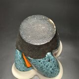 Vase en céramique émaillé signé Elchinger 1950