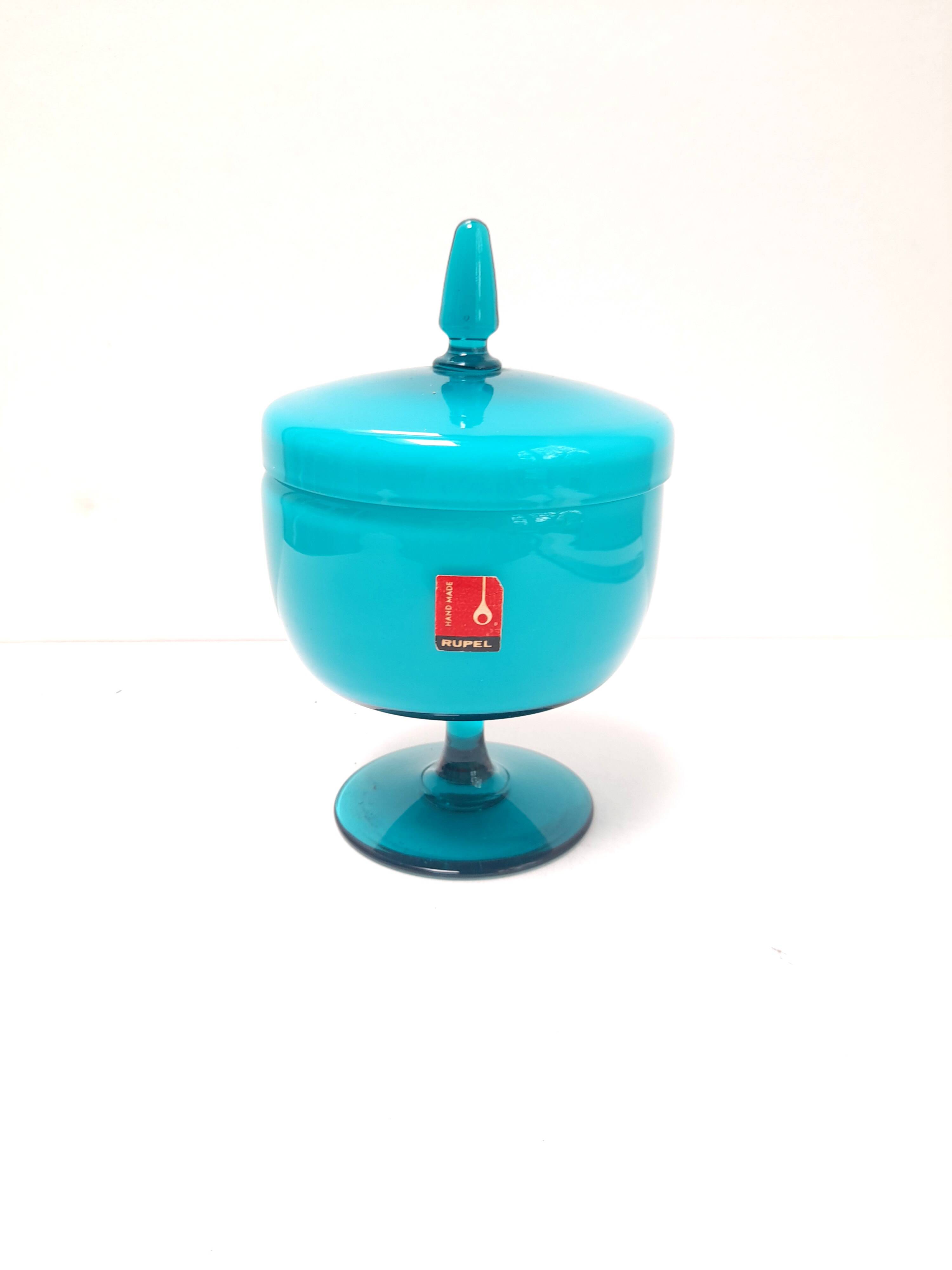 Turquoise opaline bonbonnière Rupel Boom