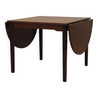 Mahogany table, Danish design, 1970s, production: Denmark